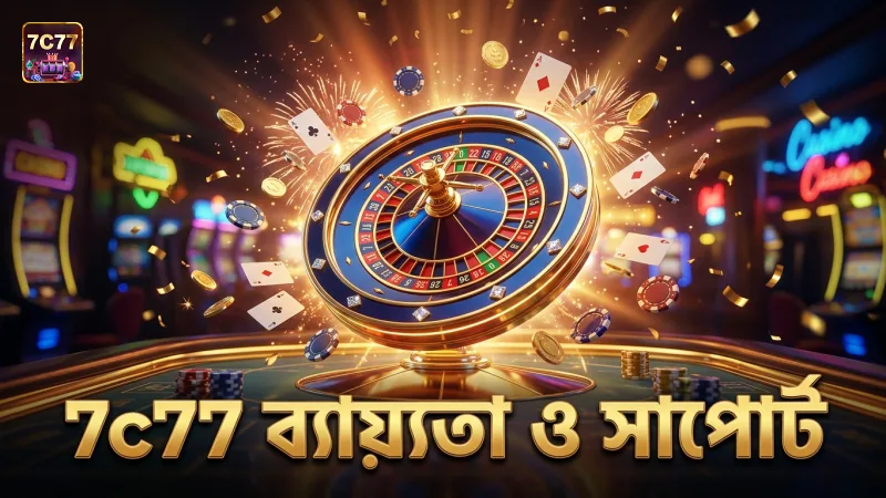 7c77 খেলার ন্যায্যতা ও গ্রাহক সেবা নিয়ে প্রতিশ্রুতিবদ্ধ