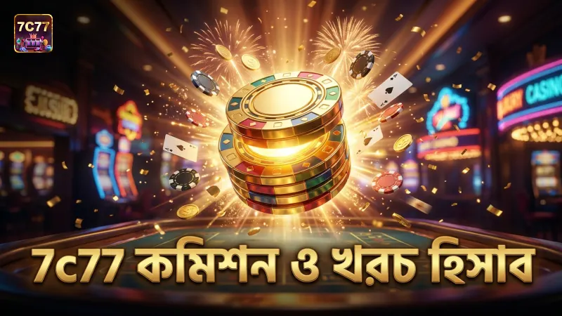 কমিশন ও খরচের হিসাব সহজ করে 7c77 অ্যাফিলিয়েট প্রোগ্রাম