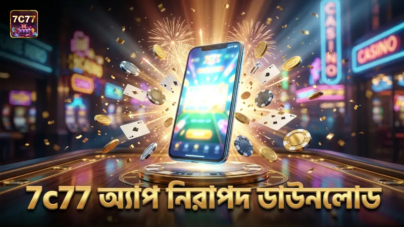 7c77 অ্যাপ ডাউনলোডের নিরাপত্তা নিশ্চিত করা প্রয়োজন।