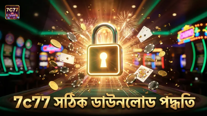 সঠিক পদ্ধতিতে 7c77 অ্যাপ ডাউনলোড করলে ঝামেলা কমে।