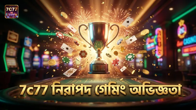 7c77 অ্যাপ নিরাপদ গেমিং পরিবেশ নিশ্চিত করে।