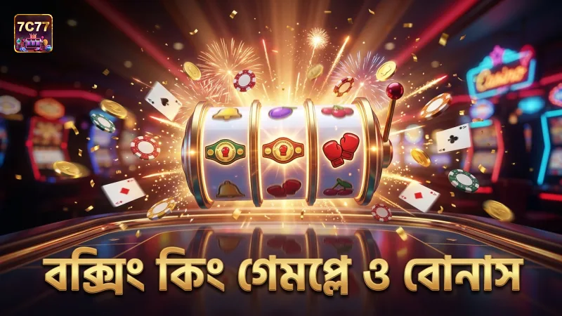 বক্সিং কিং স্লটের মূল গেমপ্লে ও বোনাস ফিচার বুঝুন