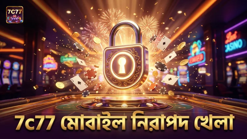 7c77 প্ল্যাটফর্মে মোবাইল থেকে নিরাপদ ও বিশ্বাসযোগ্য খেলা সম্ভব