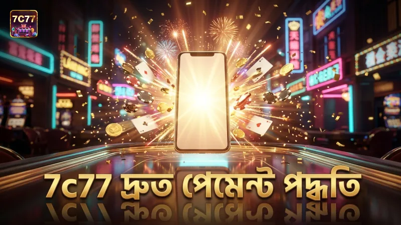 7c77 পেমেন্ট পদ্ধতিতে বৈচিত্র্য ও দ্রুততা নিশ্চিত করে