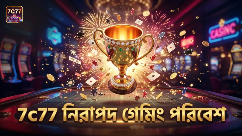 নিরাপদ গেমিং পরিবেশে 7c77 ব্যবহারকারীর তথ্য সুরক্ষিত।