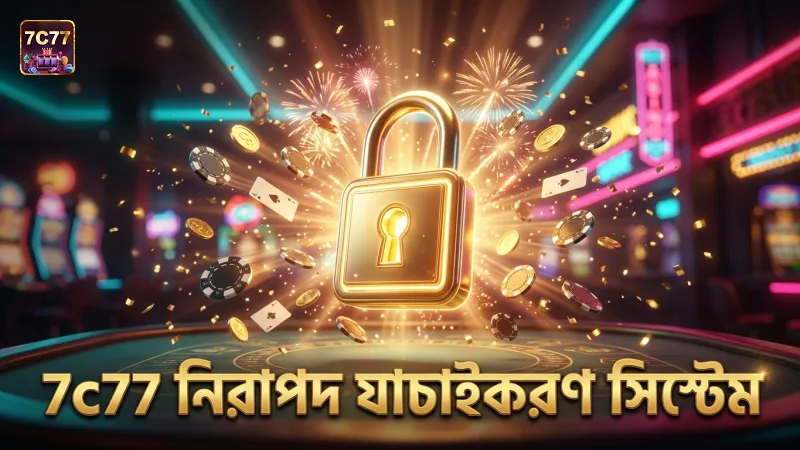 7c77 এর নিরাপদ যাচাইকরণ পদ্ধতি খেলোয়াড়দের সুরক্ষিত রাখে