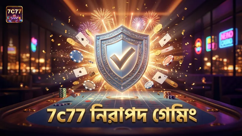 নিরাপদ ও দায়িত্বশীল গেমিং নিশ্চিত করুন 7c77 এর সঙ্গে