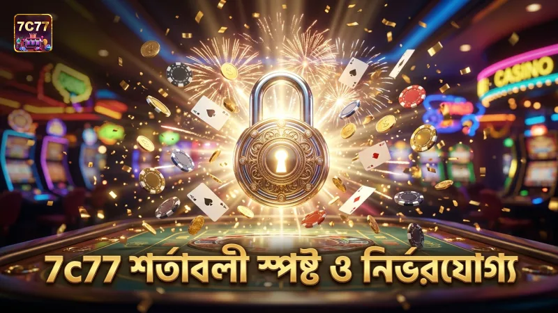 7c77 শর্তাবলীর মূল সীমাবদ্ধতাগুলো পরিষ্কারভাবে উপস্থাপন।